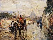 Childe Hassam La Val de-Grace Spring Morning oil